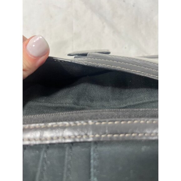 Fossil Ellis Clutch Womens Black Leather Wallet - Picture 5 of 15